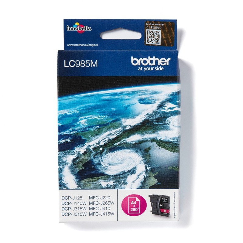 Buy Brother Ink - LC-985M - Magenta up to 260 pages per ISO IEC 24711 in Cyprus, Nicosia, Limassol, Larnaka, Pafos