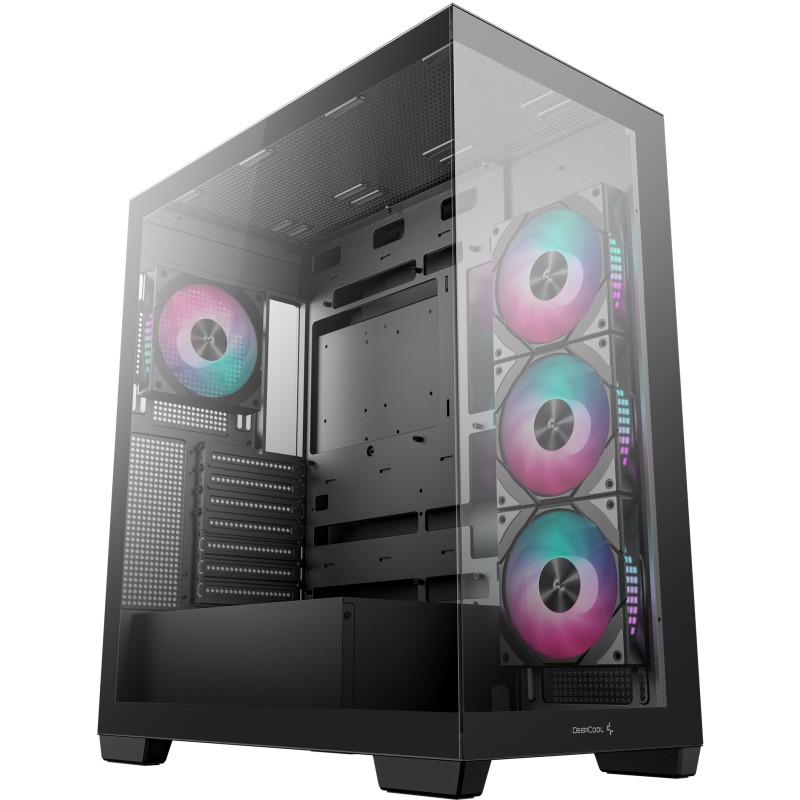 DeepCool CG580 4F Midi Tower PC Case - Black Tempered Glass Gaming Chassis - CG580-4F (Boxed)