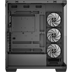 DeepCool CG580 4F Midi Tower PC Case - Black Tempered Glass Gaming Chassis - CG580-4F (Boxed)