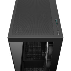 DeepCool CG580 4F Midi Tower PC Case - Black Tempered Glass Gaming Chassis - CG580-4F (Boxed)