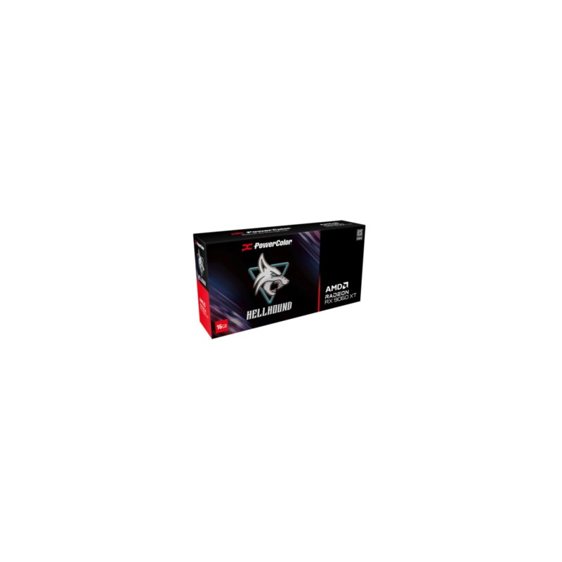 PowerColor Hellhound Radeon RX 9060 XT 16GB GDDR6 - Black (Boxed) — Buy in Cyprus with Fast Delivery