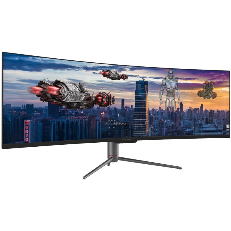 Buy LC-Power 124.5cm (49') - LC-M49-DQHD-120-C-Q - VA+DP+HDMI in Cyprus, Nicosia, Limassol, Larnaka, Pafos