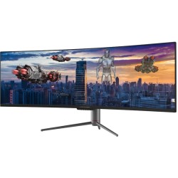 Buy LC-Power 124.5cm (49') - LC-M49-DQHD-120-C-Q - VA+DP+HDMI in Cyprus, Nicosia, Limassol, Larnaka, Pafos