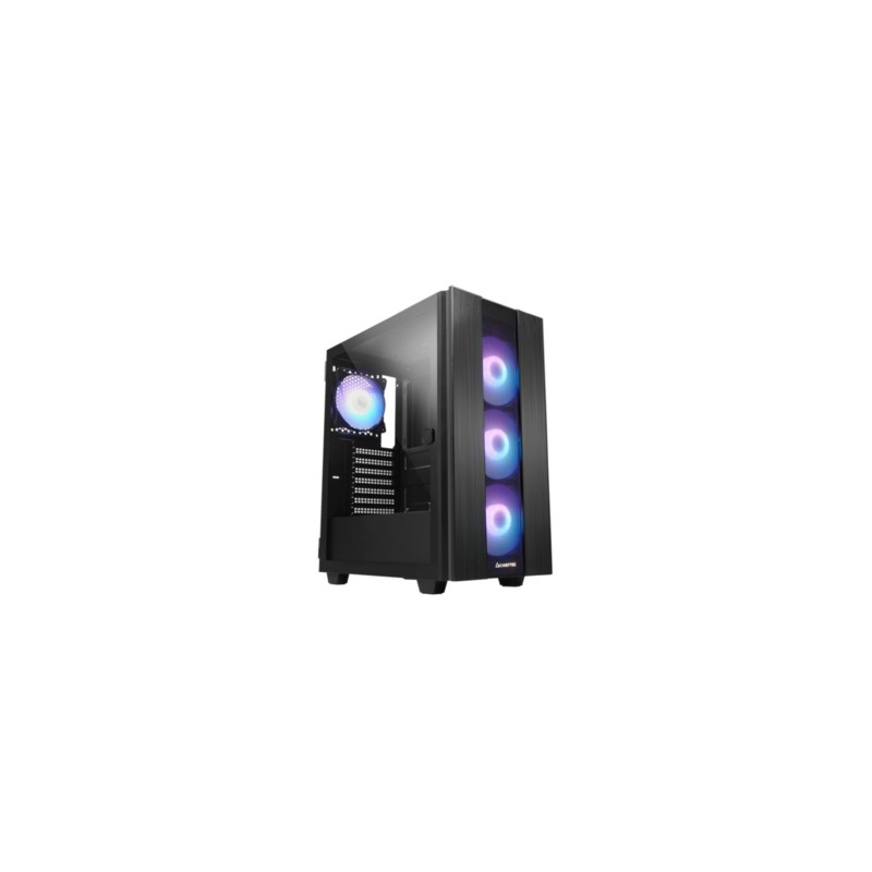 Buy CHIEFTEC Hunter 2 - GS-02B-OP - Black Mid Tower PC Case, Tempered Glass, 4×... in Cyprus, Nicosia, Limassol, Larnaka, Pafos