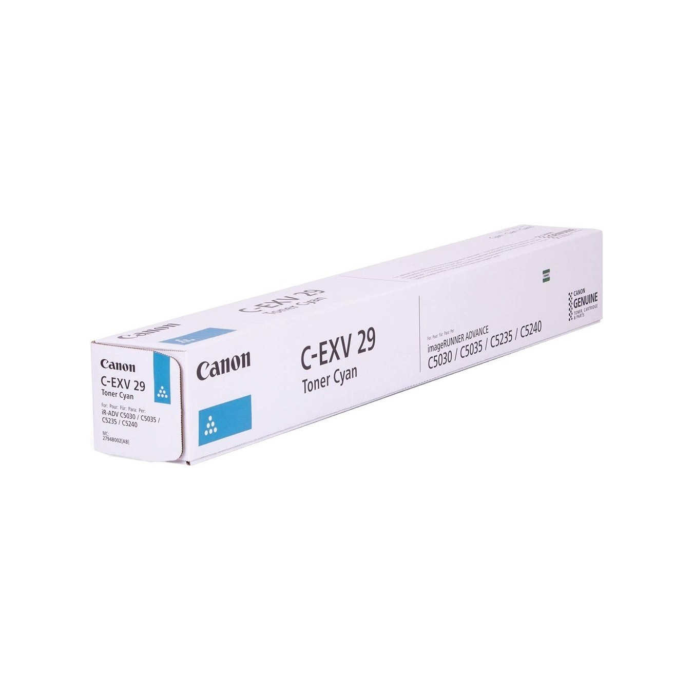 Canon Toner C-EXV29 - 2794B002 - Cyan up to 27,000 pages — Buy in Cyprus with Fast Delivery
