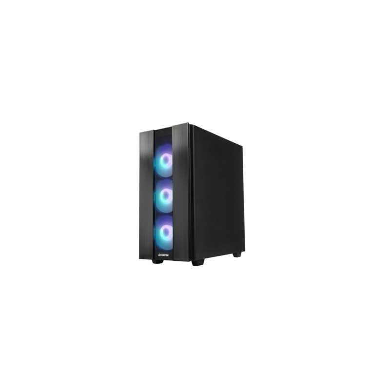 Buy CHIEFTEC Hunter 2 - GS-02B-OP - Black Mid Tower PC Case, Tempered Glass, 4×... in Cyprus, Nicosia, Limassol, Larnaka, Pafos