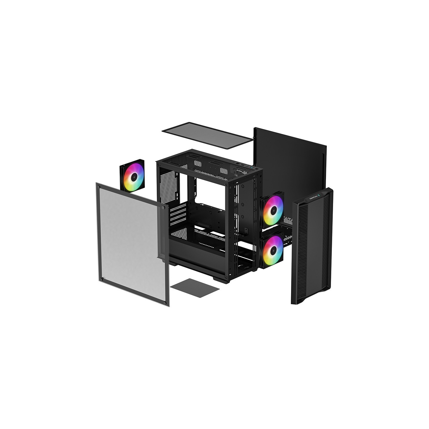 DeepCool CC360 ARGB Micro-ATX Mini Tower PC Case - Black — Buy in Cyprus with Fast Delivery