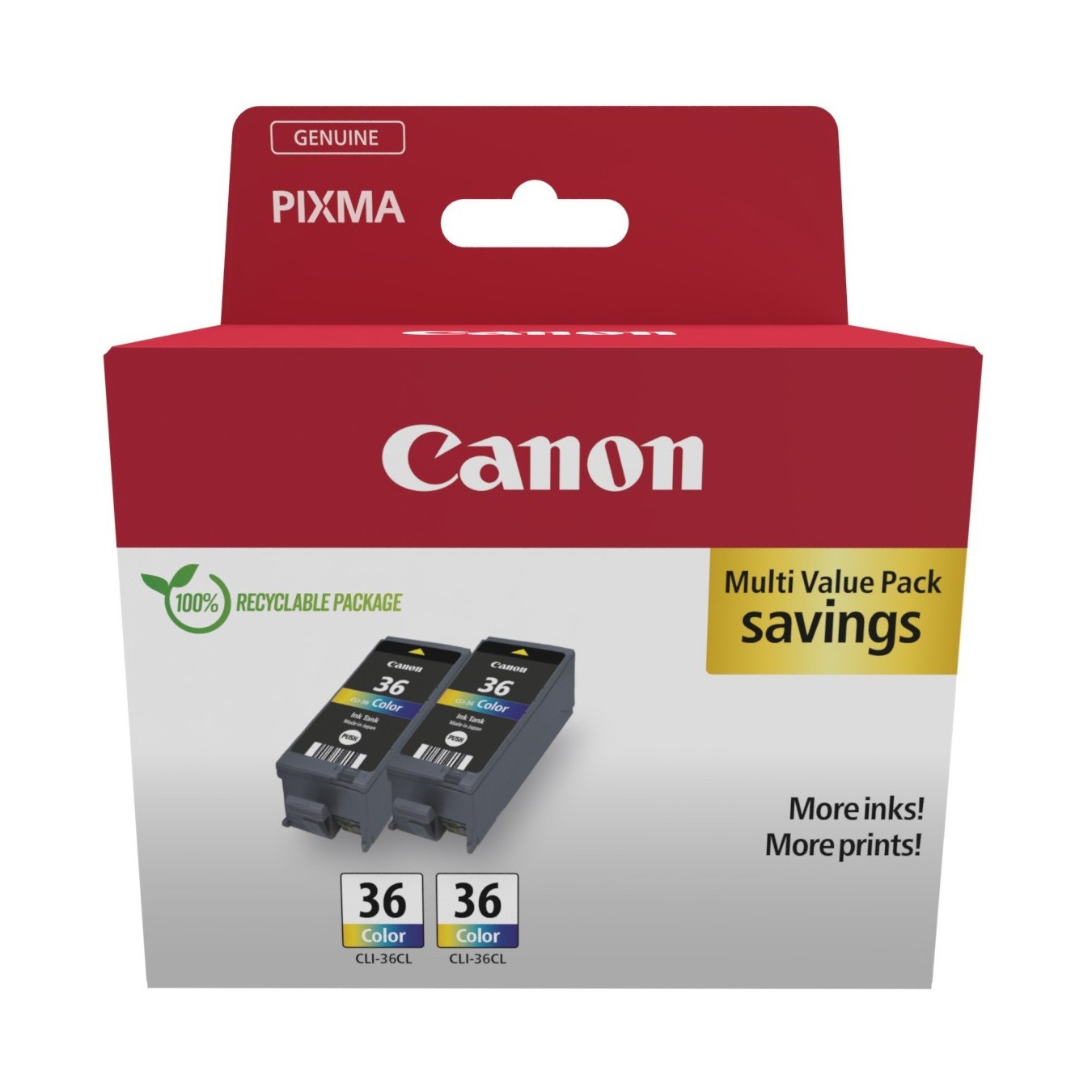 Canon Ink 1511B001 - CLI-36 - Color 2-pack — Buy in Cyprus with Fast Delivery