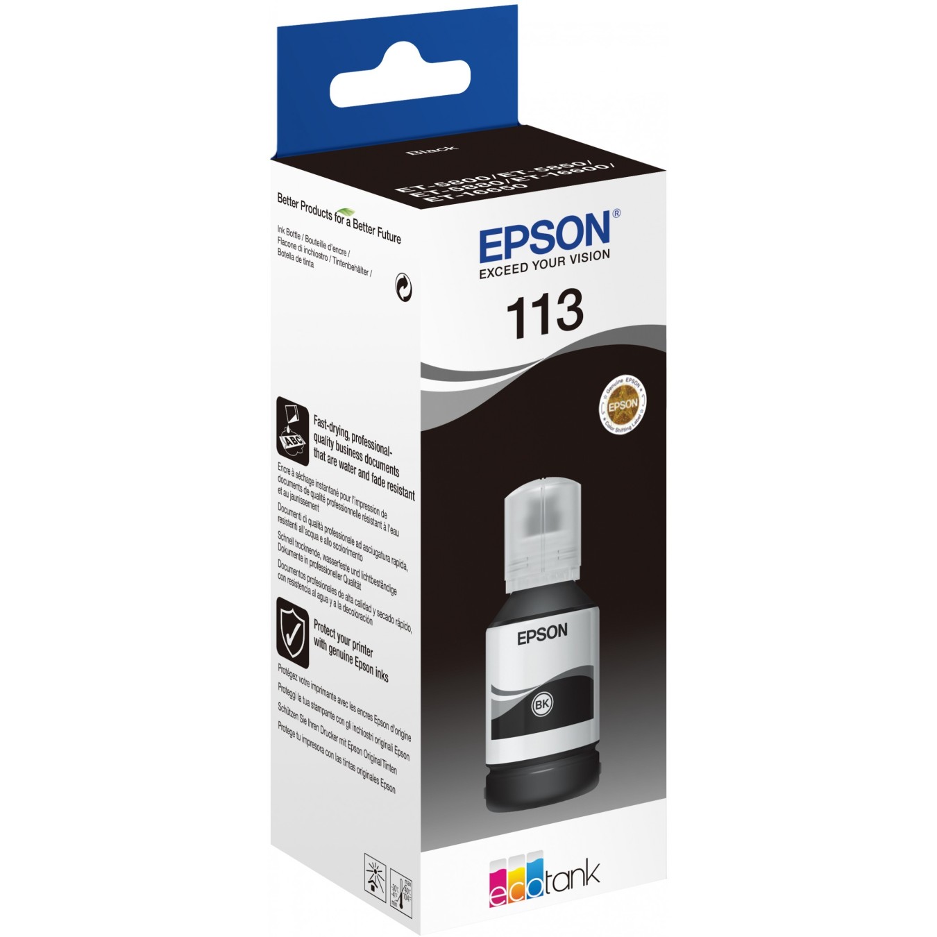 Epson Ink 113 - C13T06B140 - Pigment-Black — Buy in Cyprus with Fast Delivery