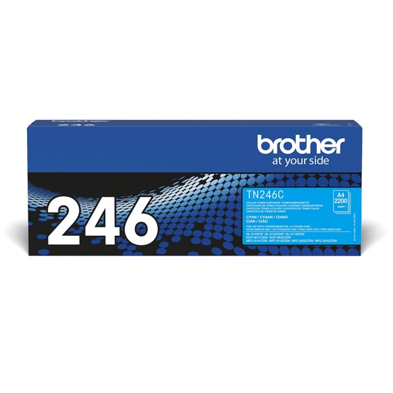 Buy Brother Toner - TN-246C - Cyan up to 2,200 pages per ISO/IEC 19798 in Cyprus, Nicosia, Limassol, Larnaka, Pafos