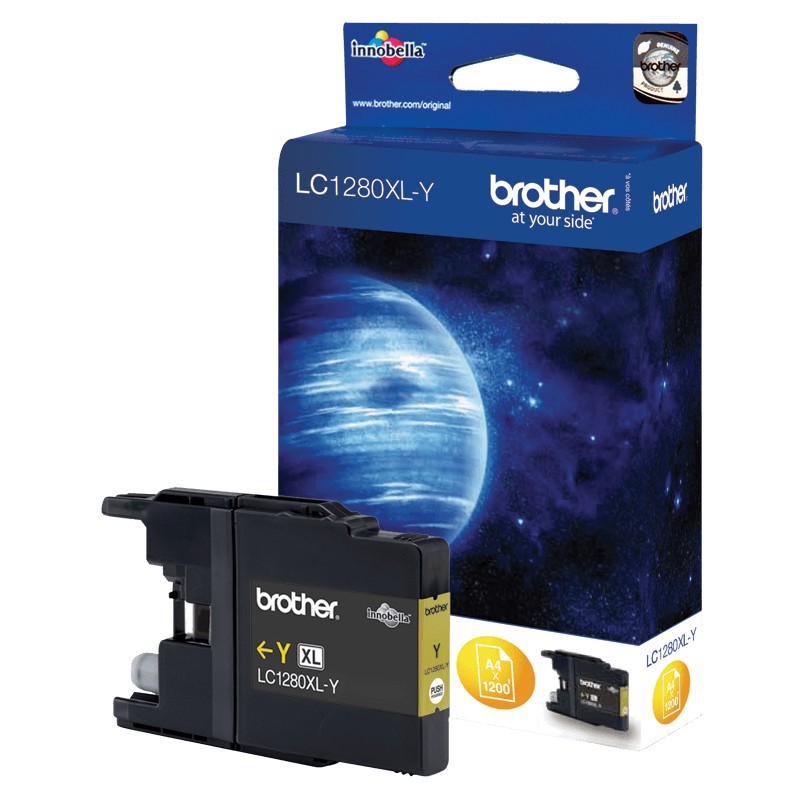 Buy Brother Ink - LC-1280XL - Yellow in Cyprus, Nicosia, Limassol, Larnaka, Pafos