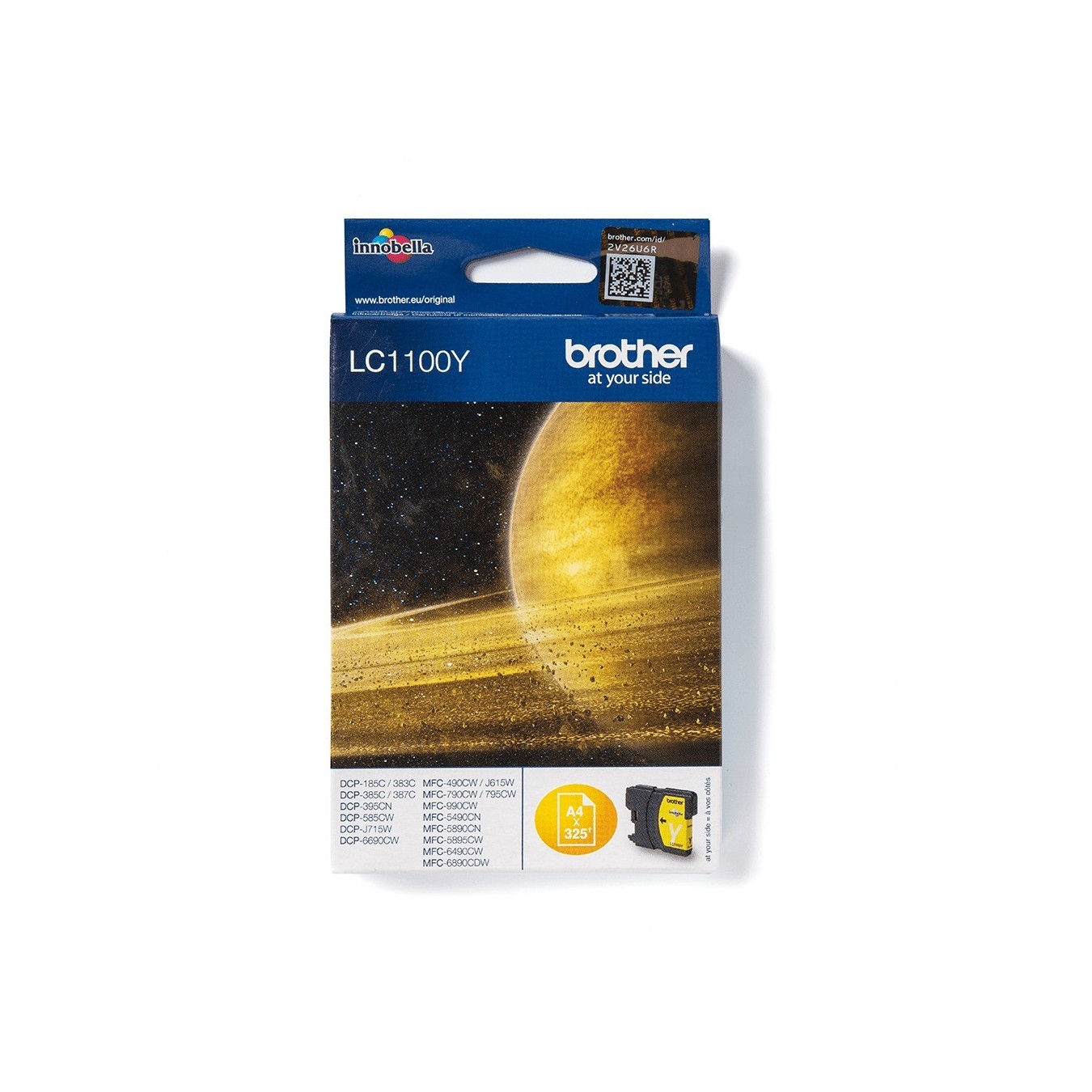 Brother Ink - LC-1100Y - Yellow up to 325 pages per ISO/IEC 24711 — Buy in Cyprus with Fast Delivery