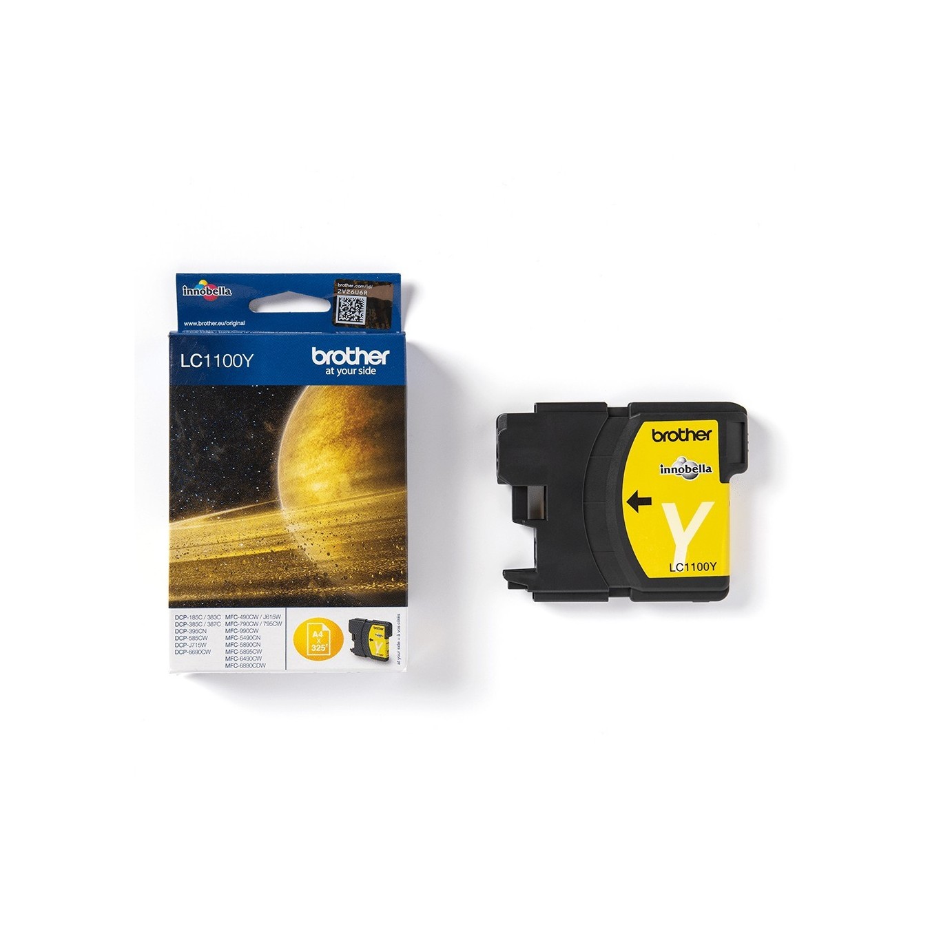 Brother Ink - LC-1100Y - Yellow up to 325 pages per ISO/IEC 24711 — Buy in Cyprus with Fast Delivery