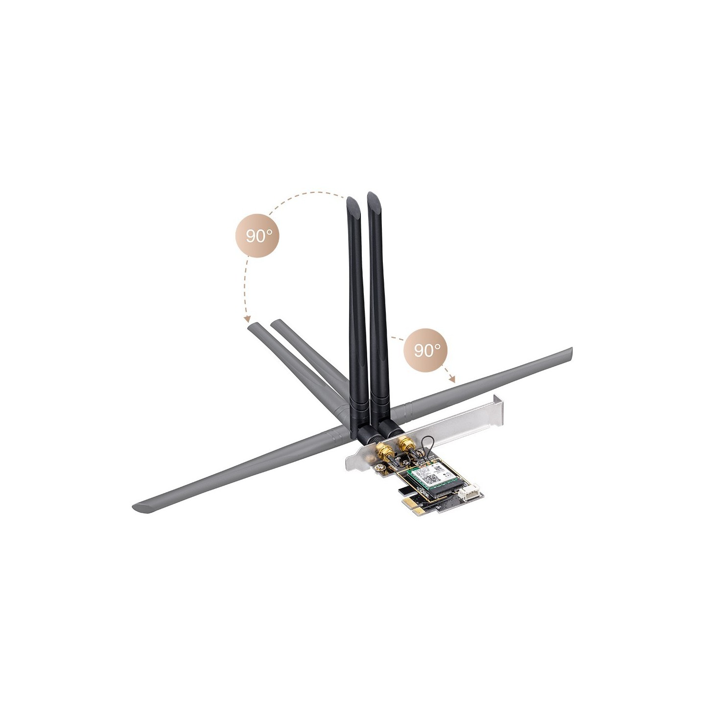 Cudy PCI Express Adapter - AX3000 - Wi-Fi 6 PCI Express Adapter — Buy in Cyprus with Fast Delivery