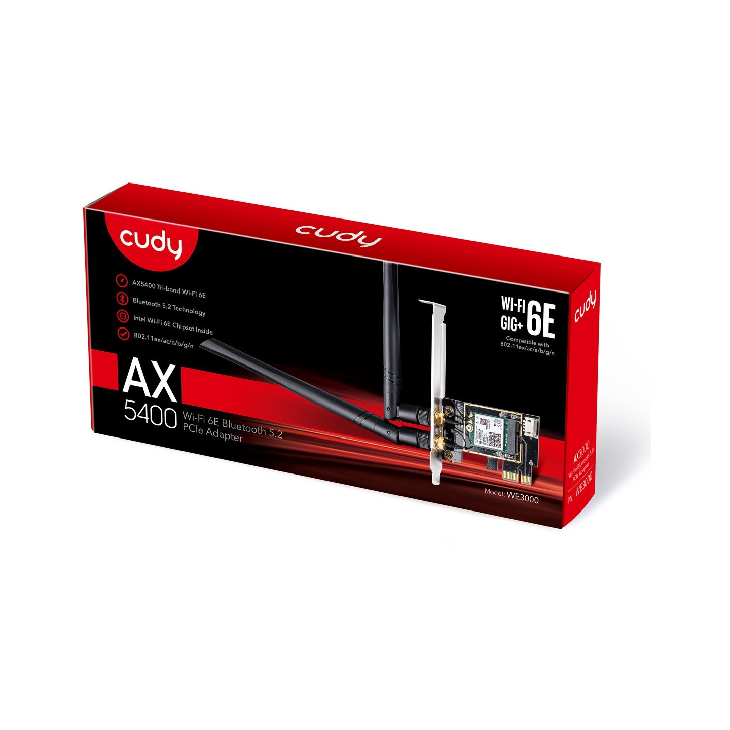 Cudy PCI Express Adapter - AX3000 - Wi-Fi 6 PCI Express Adapter — Buy in Cyprus with Fast Delivery