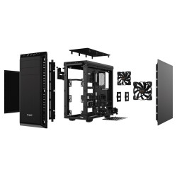 Buy be quiet! Pure Base 600 - Mid Tower PC Case - Black, ATX/mATX/Mini-ITX, 165m... in Cyprus, Nicosia, Limassol, Larnaka, Pafos