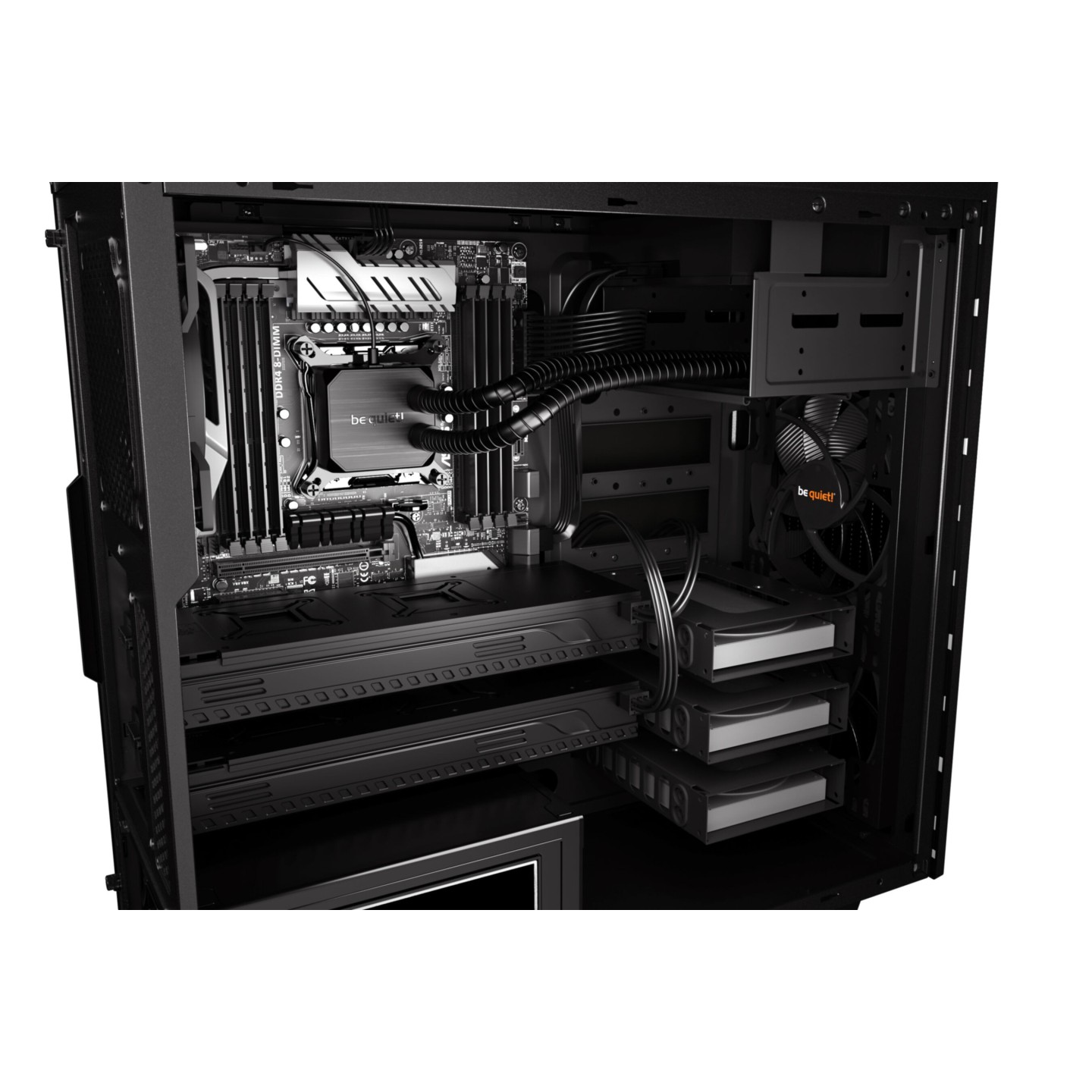 be quiet! Pure Base 600 Mid Tower PC Case - Black (Boxed) — Buy in Cyprus with Fast Delivery