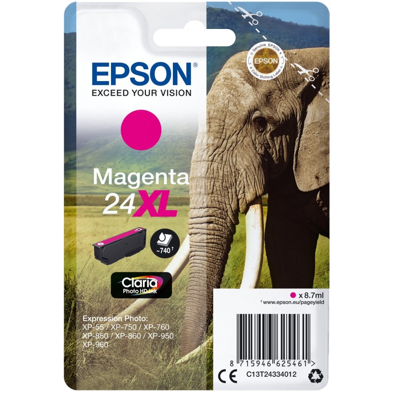 Buy Epson - C13T24334012 - Magenta HC in Cyprus, Nicosia, Limassol, Larnaka, Pafos