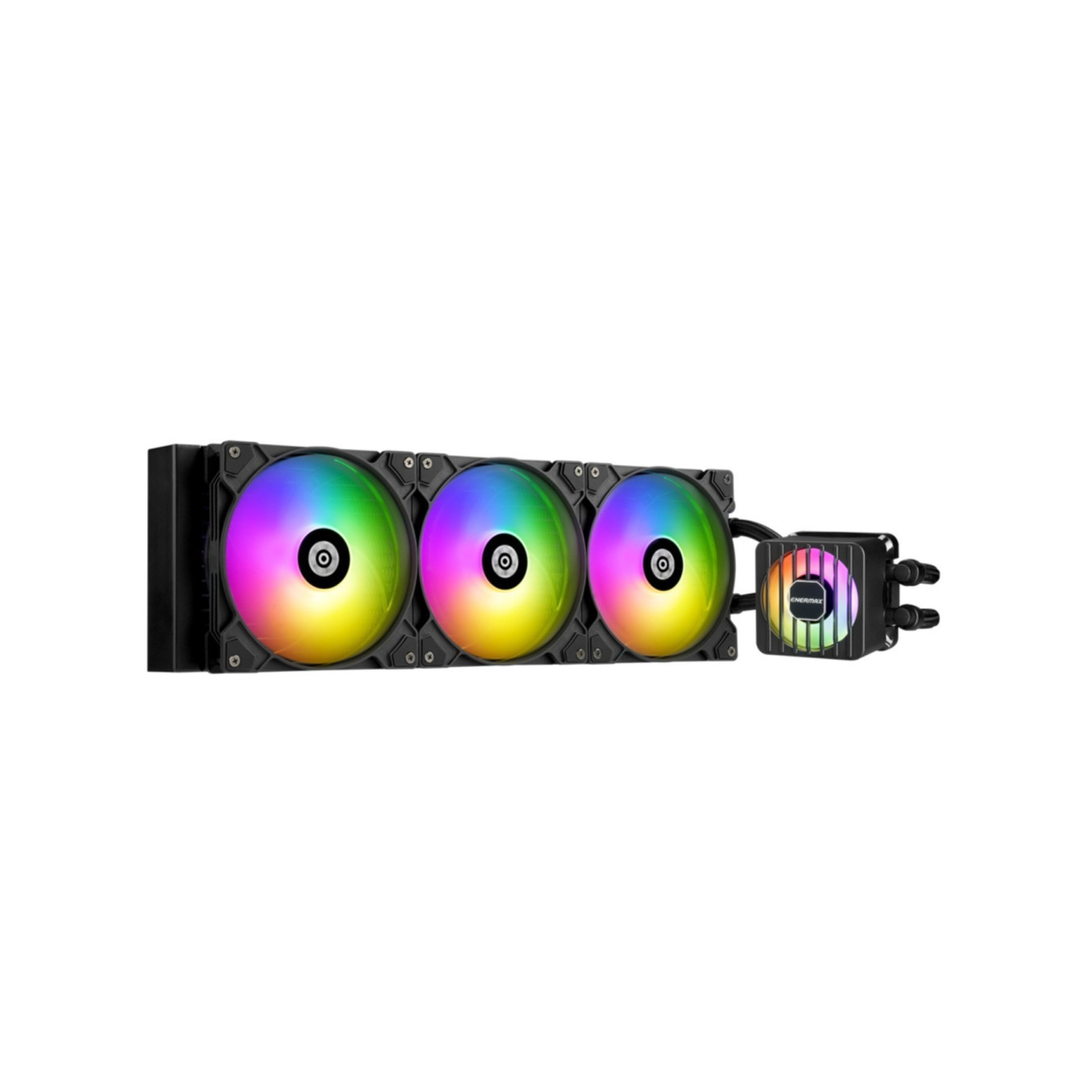 Enermax LIQMAXFLO ELC-LMF420T-ARGB - 420mm AIO CPU Cooler, 2x 140mm ARGB Fans, Black — Buy in Cyprus with Fast Delivery