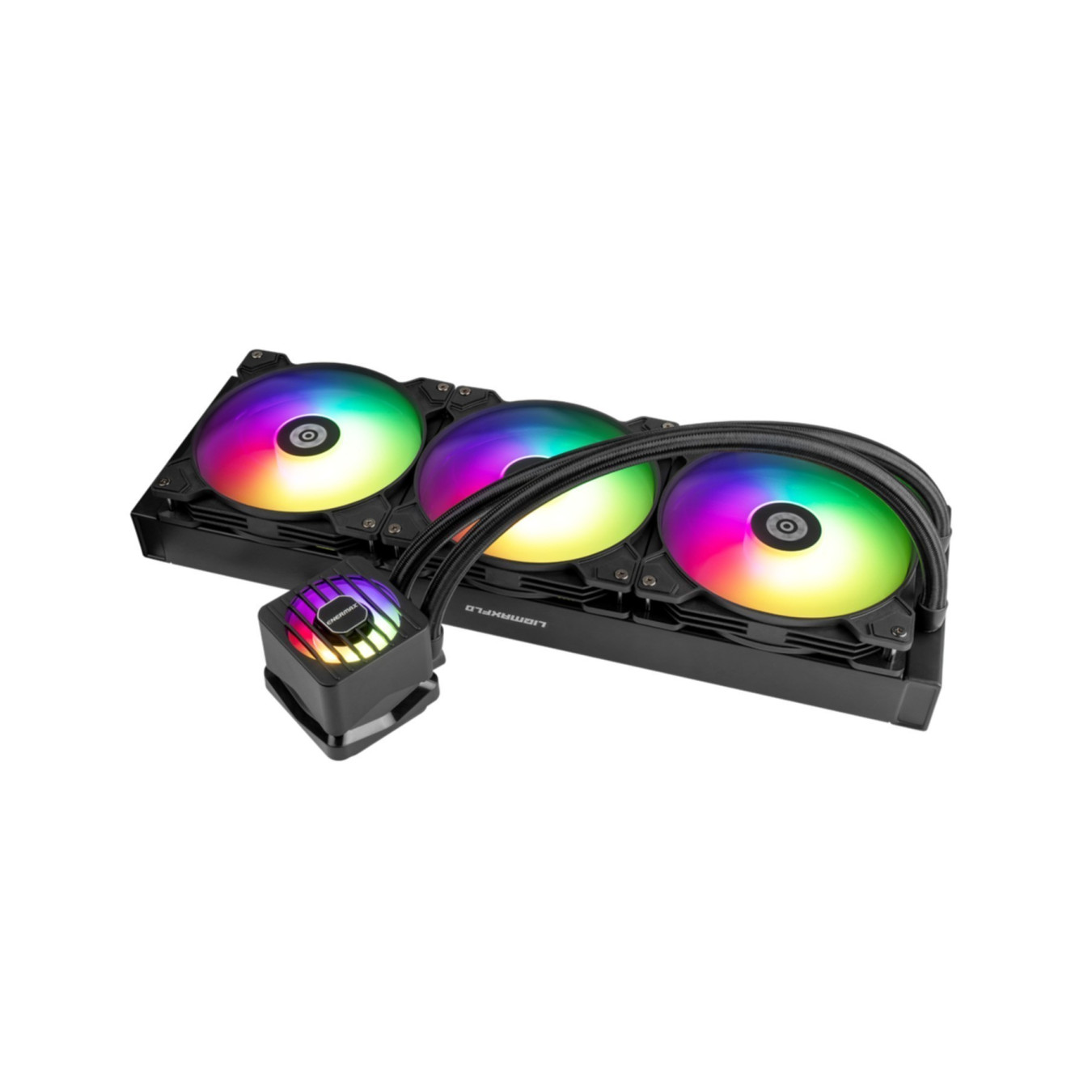 Enermax LIQMAXFLO ELC-LMF420T-ARGB - 420mm AIO CPU Cooler, 2x 140mm ARGB Fans, Black — Buy in Cyprus with Fast Delivery