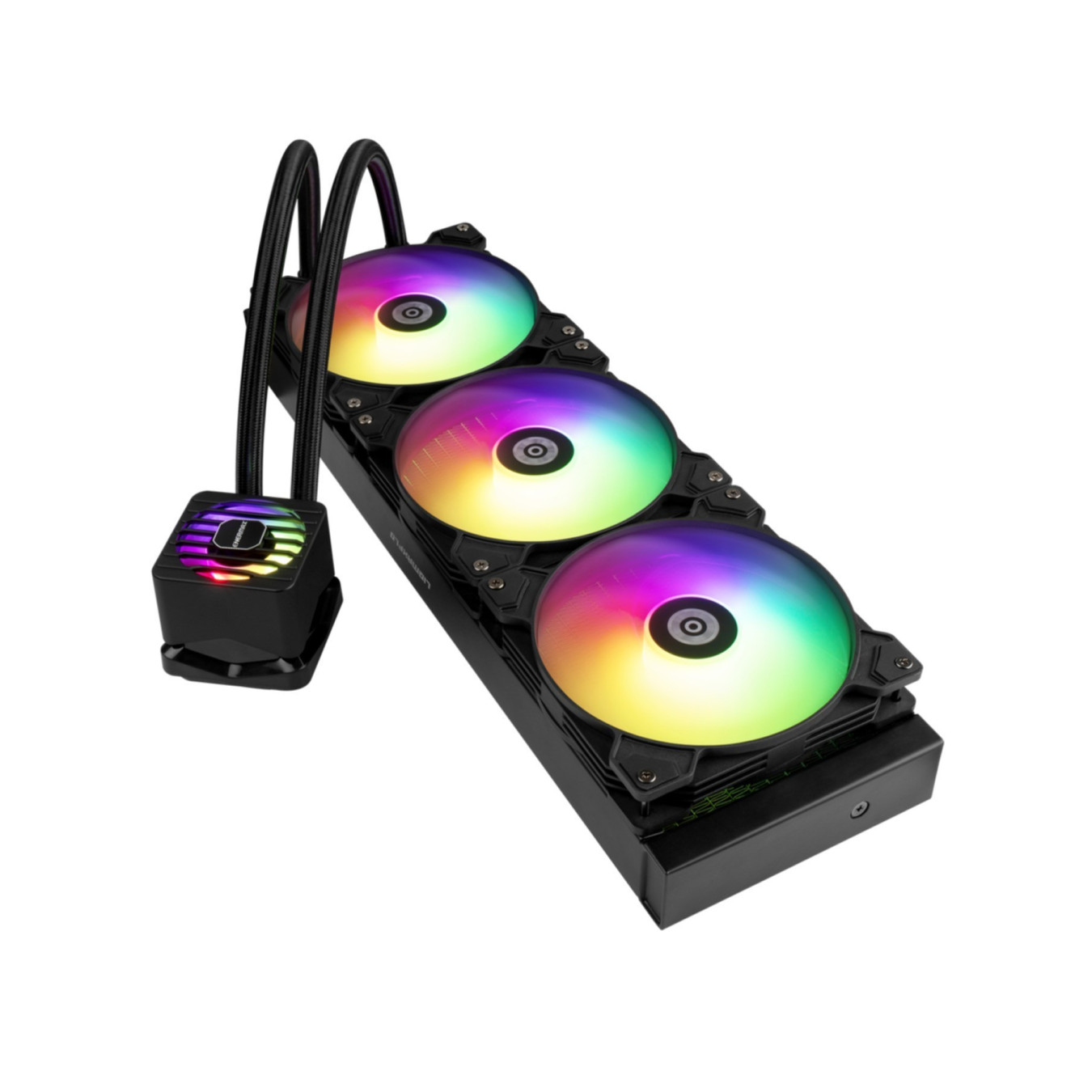 Enermax LIQMAXFLO ELC-LMF420T-ARGB - 420mm AIO CPU Cooler, 2x 140mm ARGB Fans, Black — Buy in Cyprus with Fast Delivery