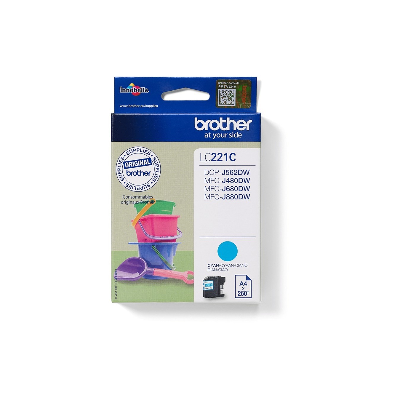 Brother - LC221C - Cyan — Buy in Cyprus with Fast Delivery