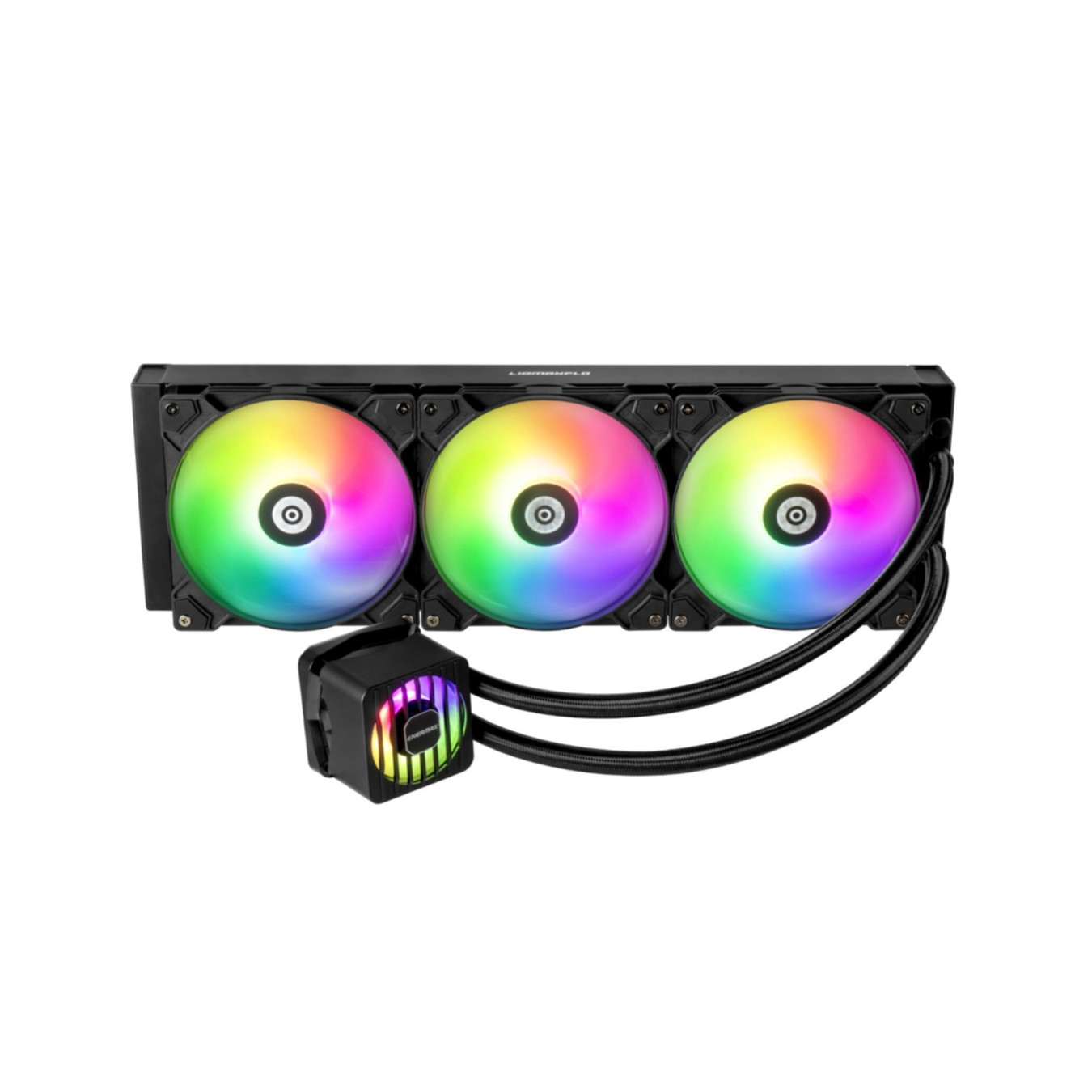 Enermax LIQMAXFLO ELC-LMF420T-ARGB - 420mm AIO CPU Cooler, 2x 140mm ARGB Fans, Black — Buy in Cyprus with Fast Delivery