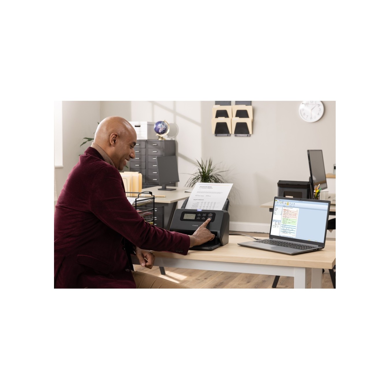 Canon imageFORMULA Document Scanner - DR-M260 - 60 pages per minute, USB 3.1, ADF, Duplex — Buy in Cyprus with Fast Delivery