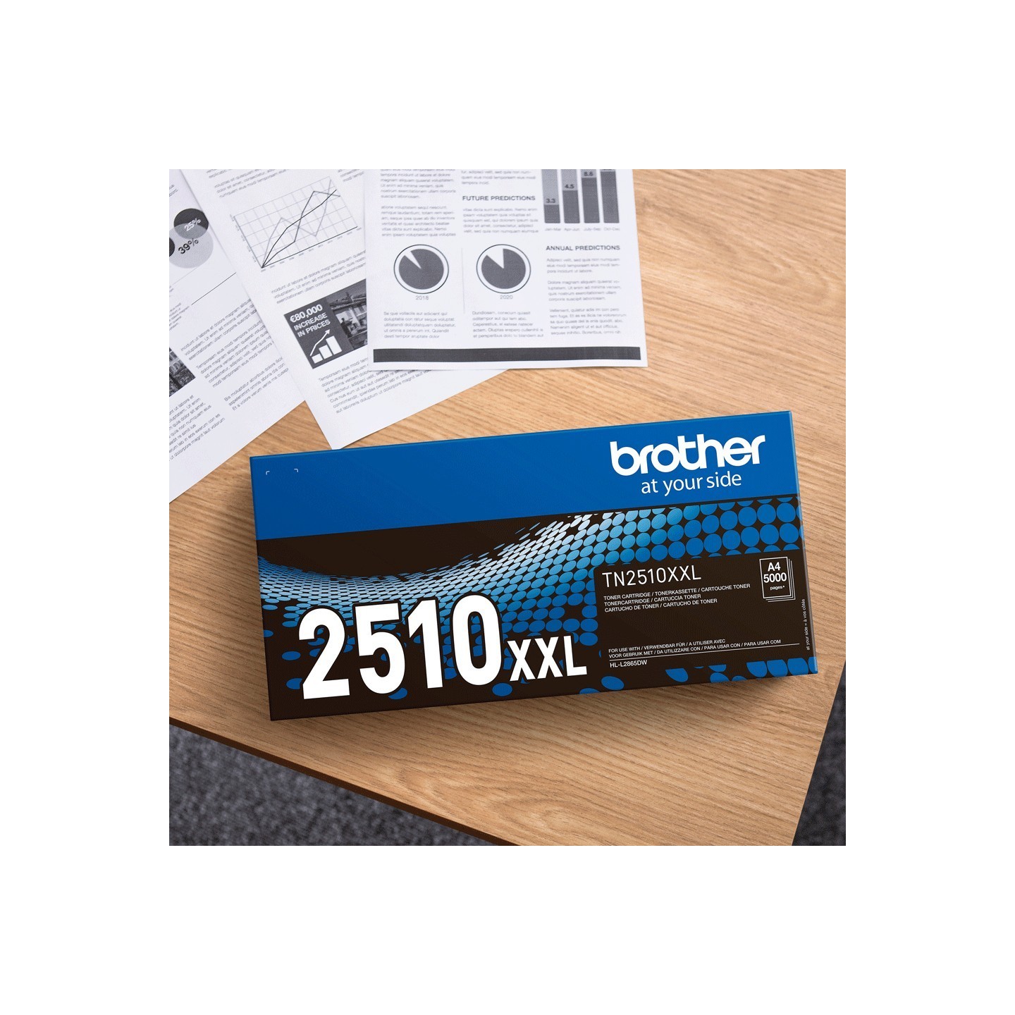 Brother Toner - TN-2510XL - Black up to 3,000 pages per ISO IEC 19752 — Buy in Cyprus with Fast Delivery