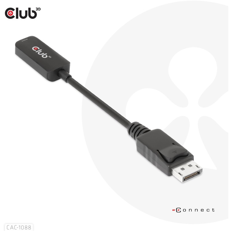 Buy Club3D Adapter - DisplayPort 1.4 to HDMI HDR 8K60Hz active retail in Cyprus, Nicosia, Limassol, Larnaka, Pafos