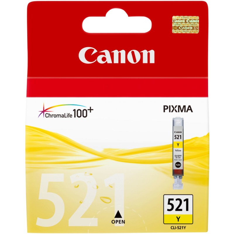 Buy Canon Ink Cartridge - CLI-521Y - Yellow in Cyprus, Nicosia, Limassol, Larnaka, Pafos