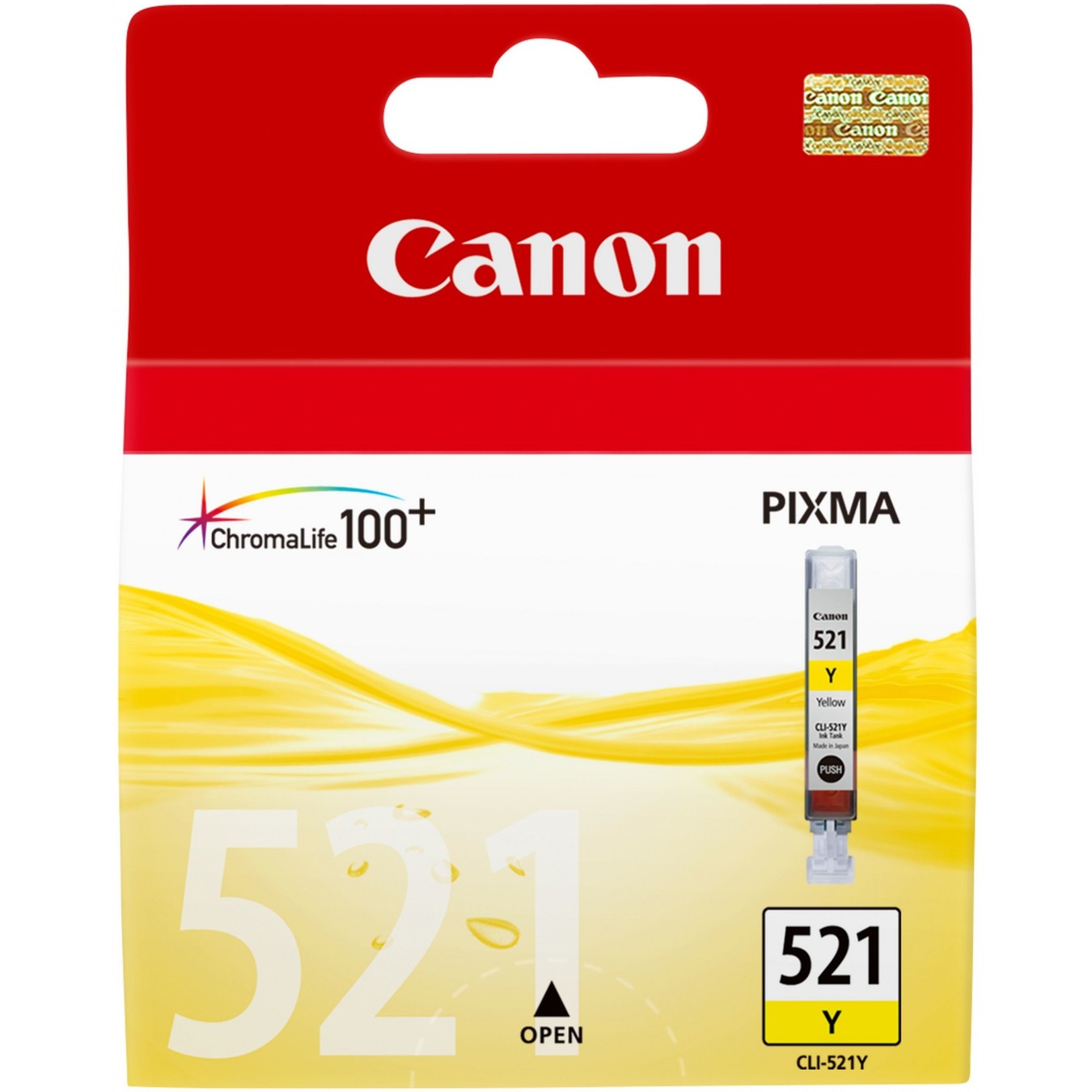 Canon Ink Cartridge - CLI-521Y - Yellow — Buy in Cyprus with Fast Delivery
