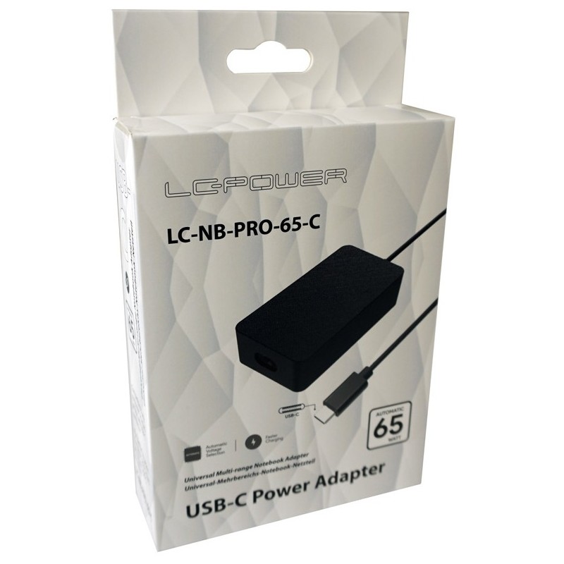 Buy LC-Power 65W USB-C - LC-NB-PRO-65-C - 65W USB-C in Cyprus, Nicosia, Limassol, Larnaka, Pafos