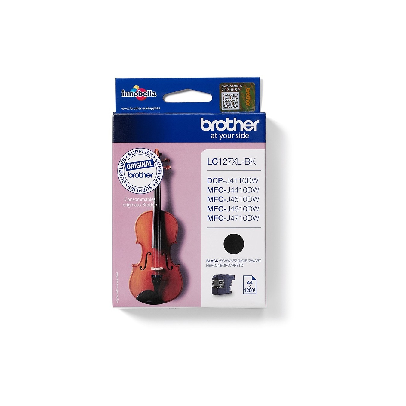 Brother Ink Cartridge - LC-127XL-BK - Black - up to 1,200 pages per ISO IEC 24711 — Buy in Cyprus with Fast Delivery