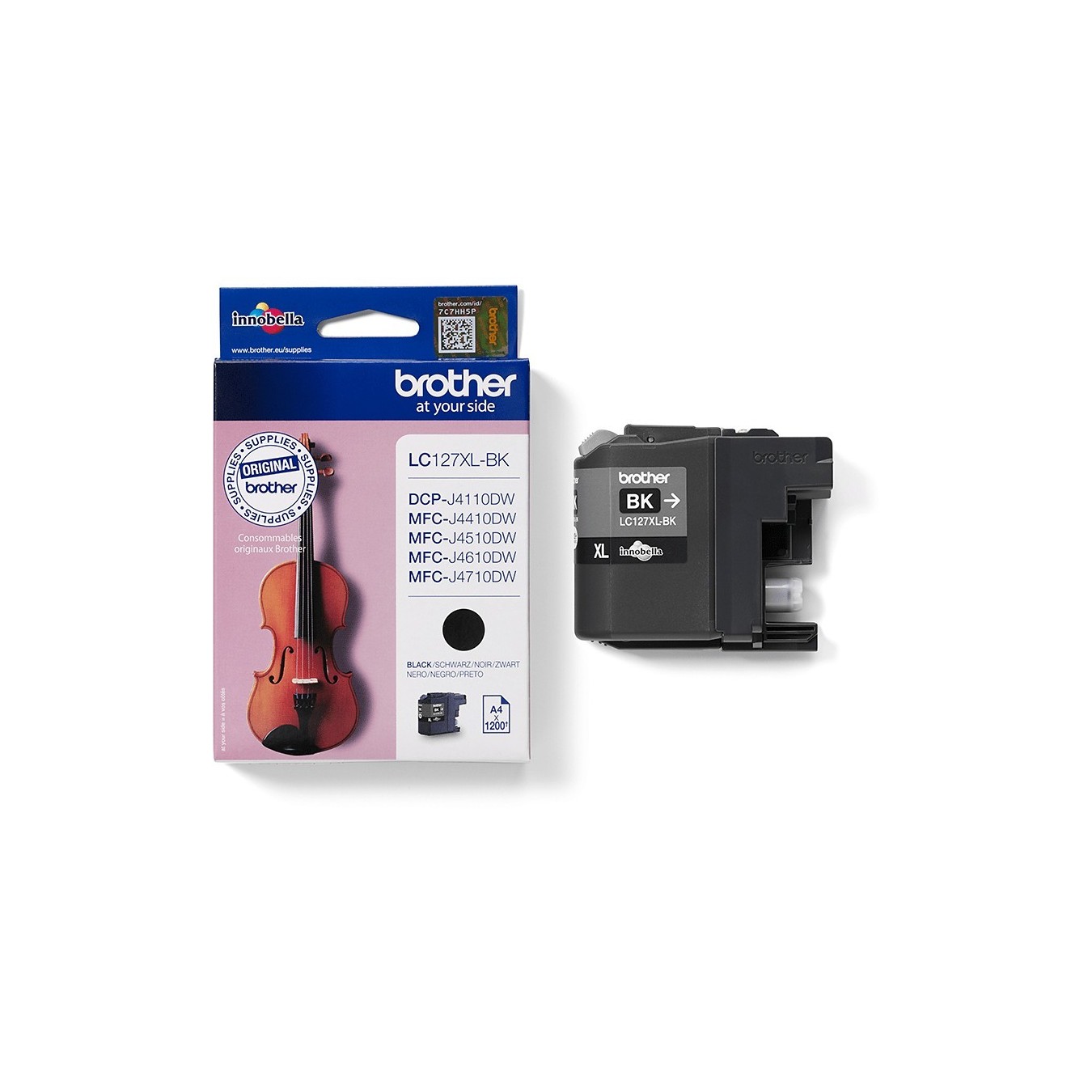 Brother Ink Cartridge - LC-127XL-BK - Black - up to 1,200 pages per ISO IEC 24711 — Buy in Cyprus with Fast Delivery
