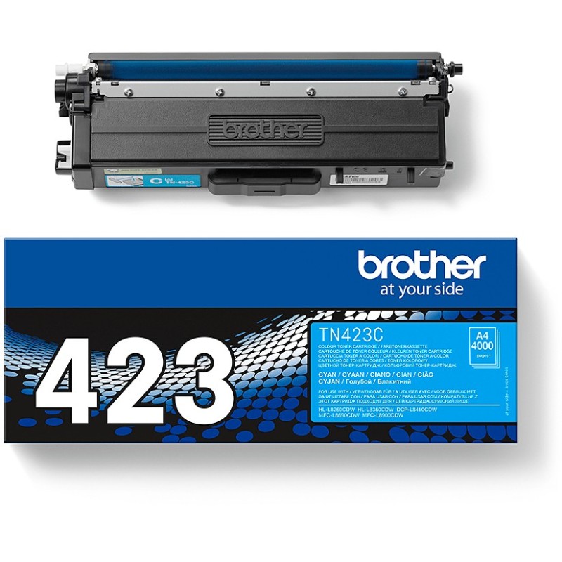 Buy Brother Toner - TN-423C - Cyan up to 4,000 pages per ISO 19798 in Cyprus, Nicosia, Limassol, Larnaka, Pafos