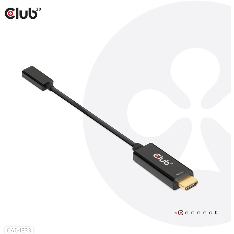 Buy Club3D Adapter - HDMI 2.0 to USB-C 4K60Hz Active St Bu in Cyprus, Nicosia, Limassol, Larnaka, Pafos