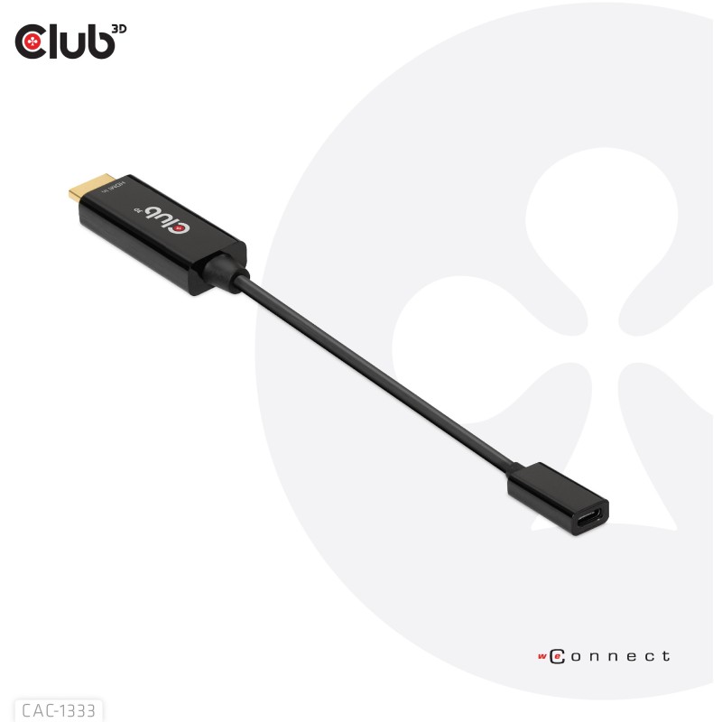 Buy Club3D Adapter - HDMI 2.0 to USB-C 4K60Hz Active St Bu in Cyprus, Nicosia, Limassol, Larnaka, Pafos