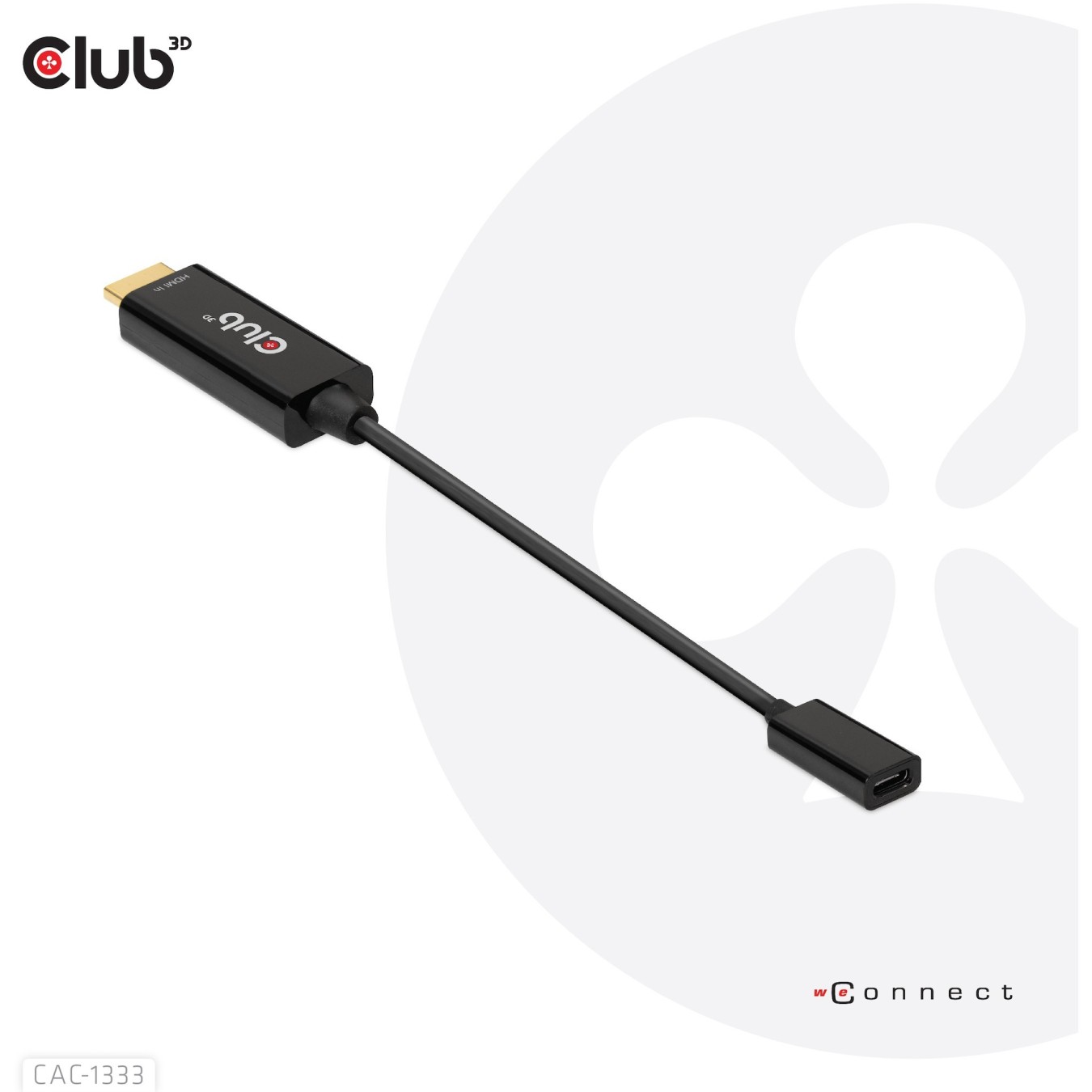 Club3D Adapter - HDMI 2.0 to USB-C 4K60Hz Active St Bu — Buy in Cyprus with Fast Delivery