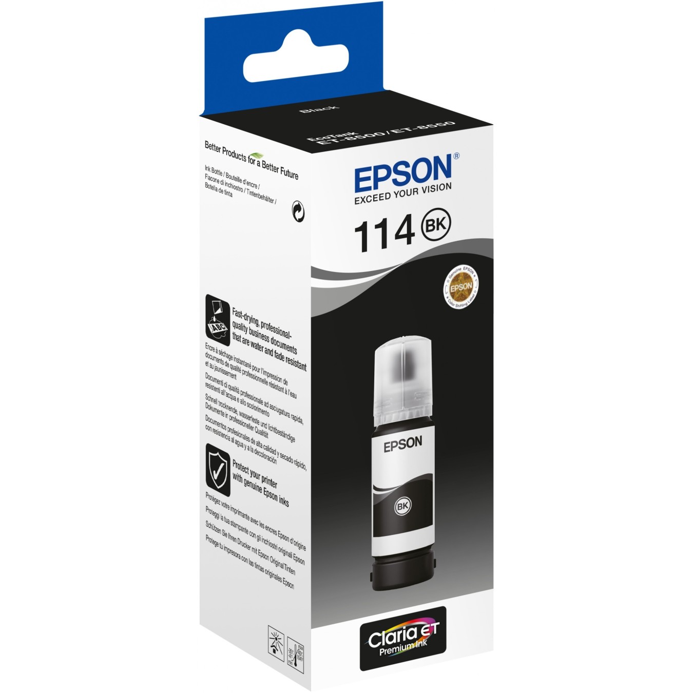 Epson Refill Ink - 144 - Black Eco Tank Refill Ink 70ml — Buy in Cyprus with Fast Delivery