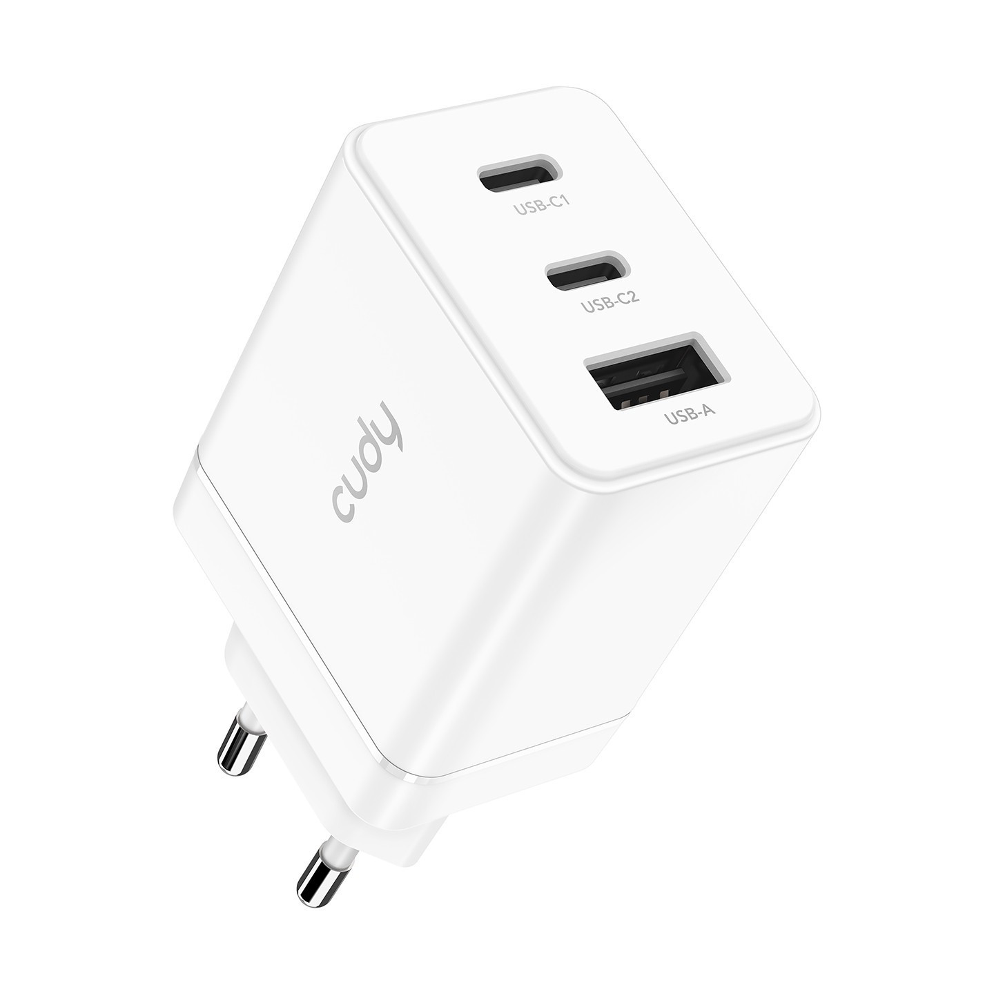Cudy Charger - 3-Port 67W USB-C Charger with EU Plug — Buy in Cyprus with Fast Delivery