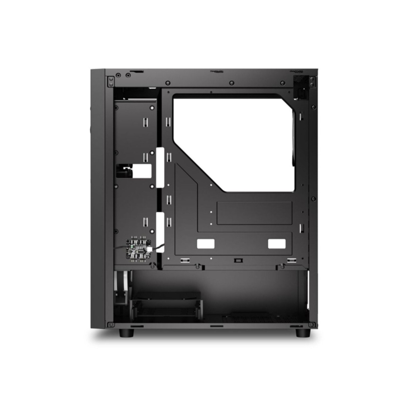 Sharkoon RGB Wave - Mid-Tower PC Case - Tempered Glass, 4x RGB Fans, USB-C Gen2 — Buy in Cyprus with Fast Delivery