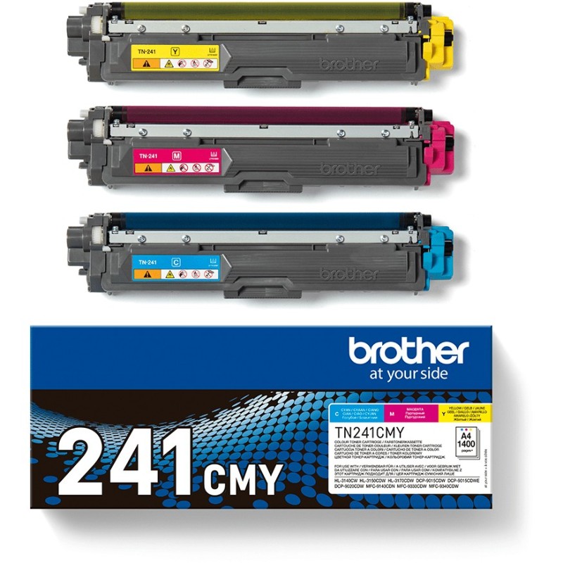 Buy Brother Toner - TN-241CMY - Multipack (C M Y) up to 1,400 pages per ISO IEC ... in Cyprus, Nicosia, Limassol, Larnaka, Pafos