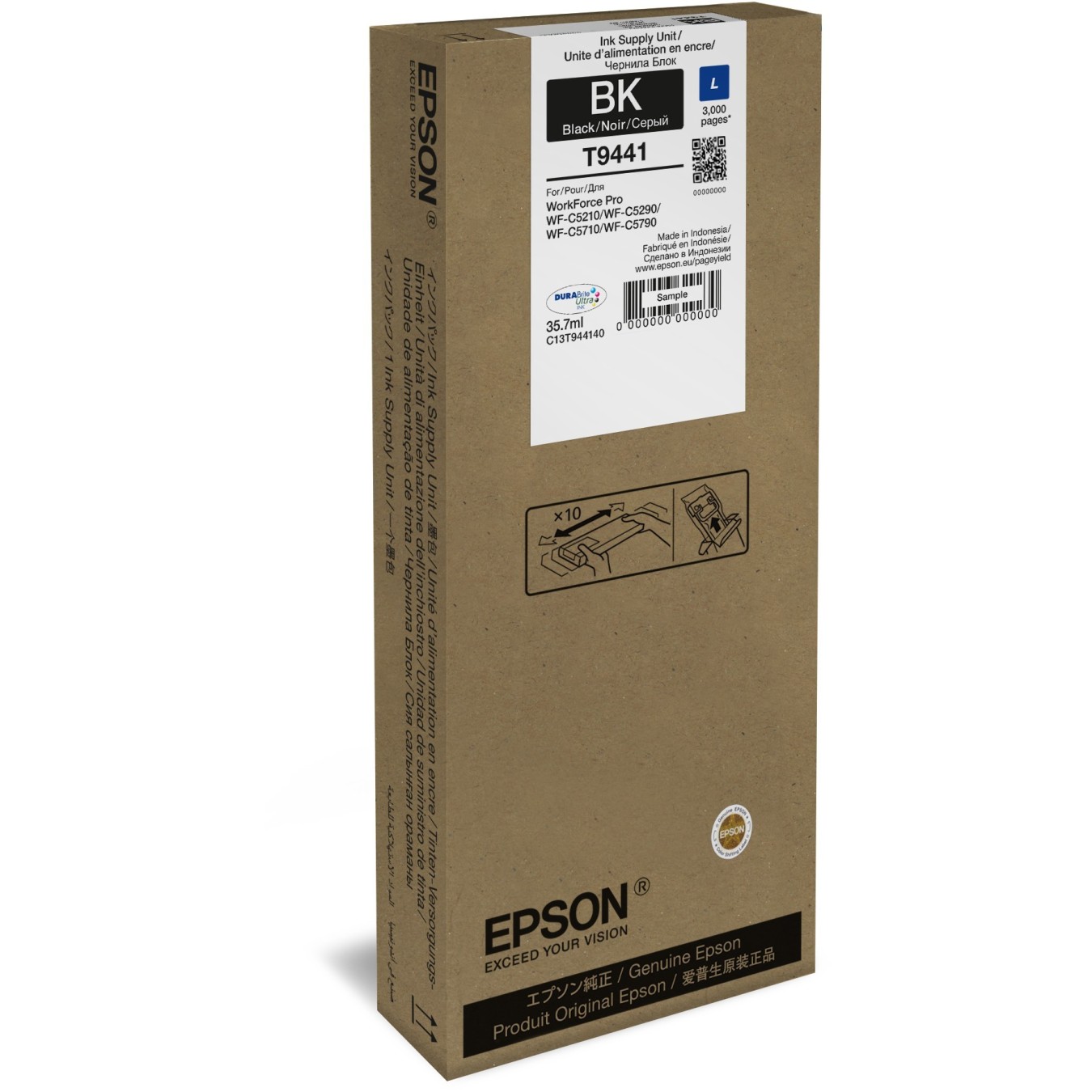 Epson Ink T9441 - C13T944140 - Black — Buy in Cyprus with Fast Delivery