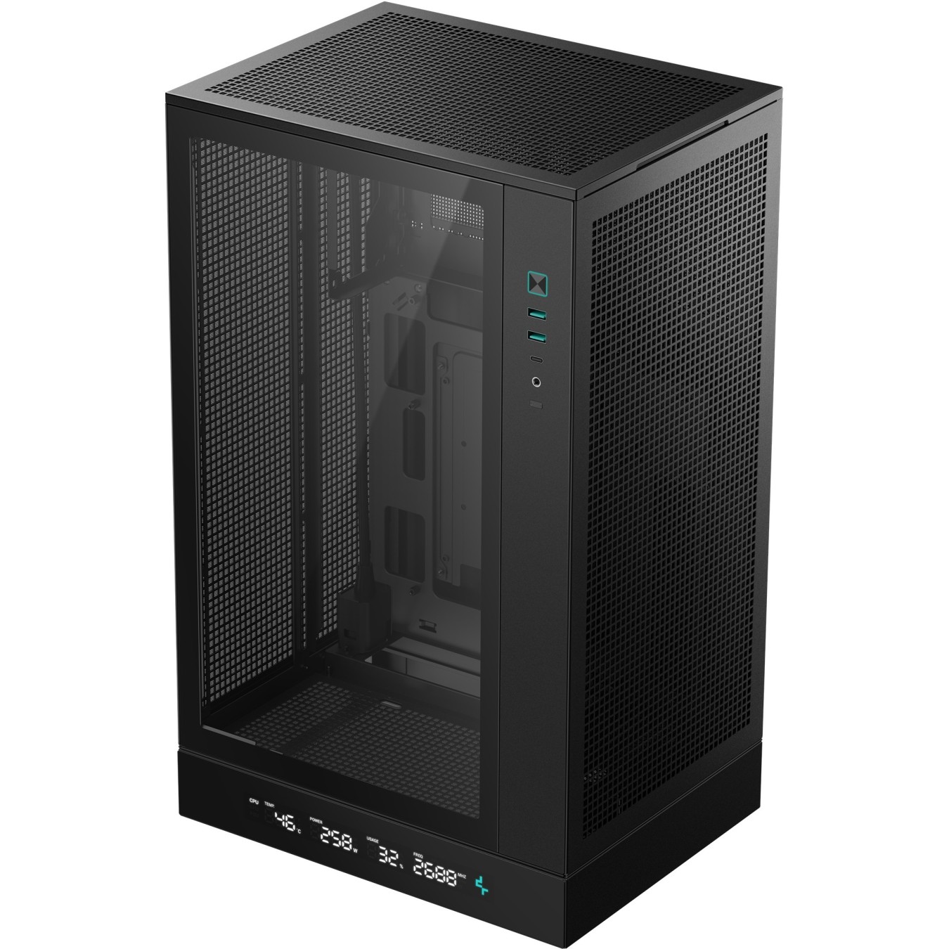 DeepCool CH270 Digital – Micro-ATX Mini Tower Case, 413mm GPU | Armenius Store