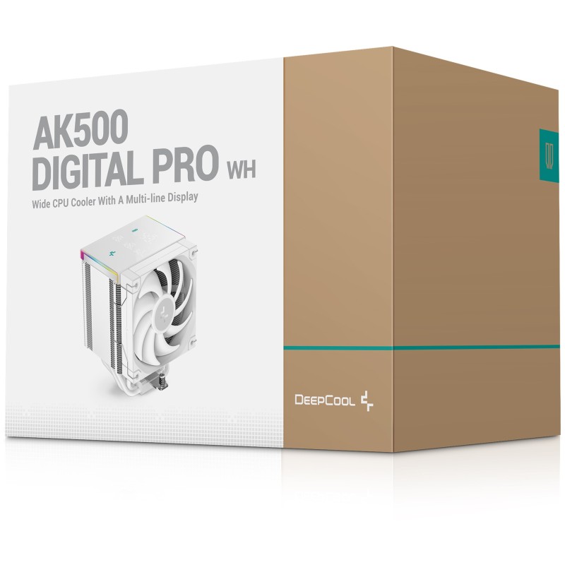 Buy K Cooler DeepCool - AK500 DIGITAL PRO - White in Cyprus, Nicosia, Limassol, Larnaka, Pafos