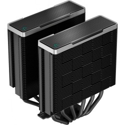DeepCool AK620 Zero Dark CPU Air Cooler - Dual 120mm FDB Fans 260W (Boxed) — Buy in Cyprus with Fast Delivery