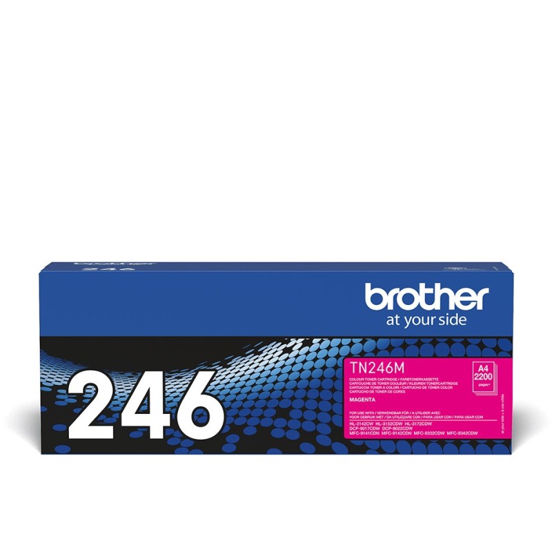 Buy Brother Toner - TN-246M - Magenta, up to 2,200 pages ISO/IEC 19798 in Cyprus, Nicosia, Limassol, Larnaka, Pafos