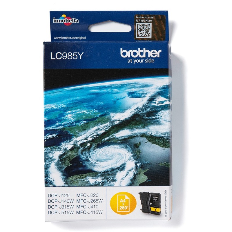 Buy Brother Ink - LC-985Y - Yellow, Up to 260 pages per ISO IEC 24711 in Cyprus, Nicosia, Limassol, Larnaka, Pafos