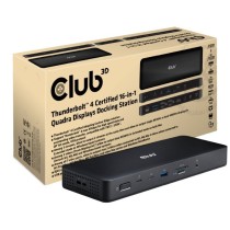 Club3D Thunderbolt 4 16-in-1 Docking Station - 4 Displays St Bu — Buy in Cyprus with Fast Delivery